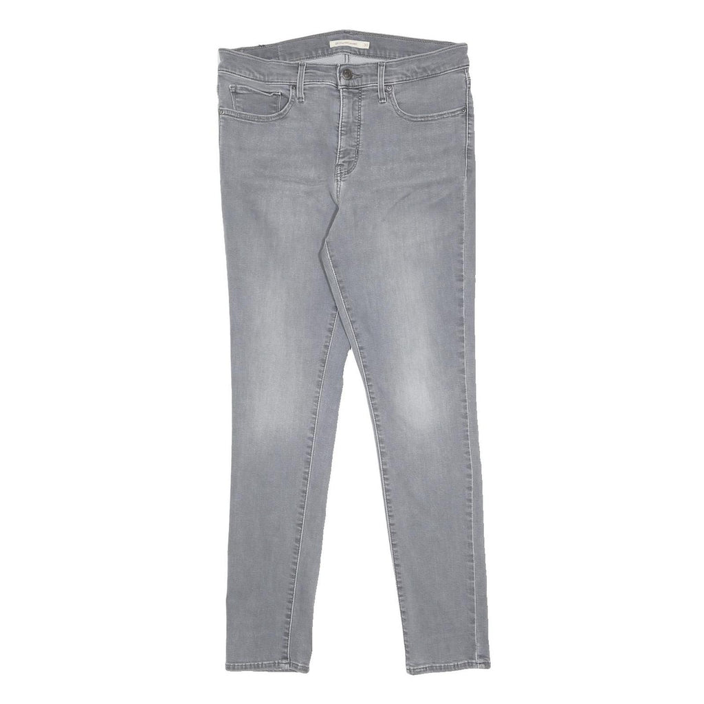 LEVI'S 311 Womens Slim Jeans Grey Denim W30 L29 Stretch Pocket Zip