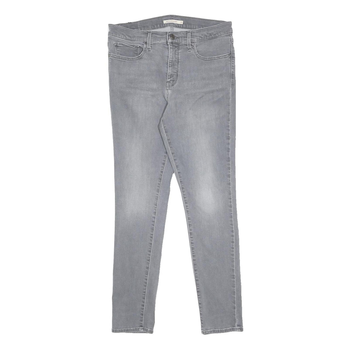 LEVI'S 311 Womens Slim Jeans Grey Denim W30 L29 Stretch Pocket Zip
