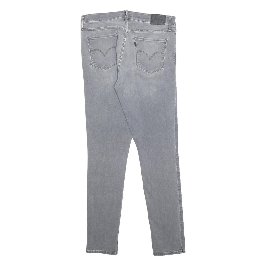 LEVI'S 311 Womens Slim Jeans Grey Denim W30 L29 Stretch Pocket Zip