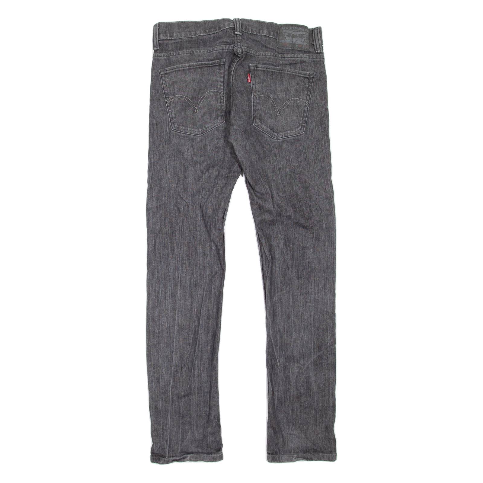 LEVI'S 511 Jeans Mens Grey Skinny Straight W30 L32