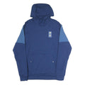 ADIDAS Mens Blue & Light Blue Hoodie M Cotton Casual ¼ Zip Pullover