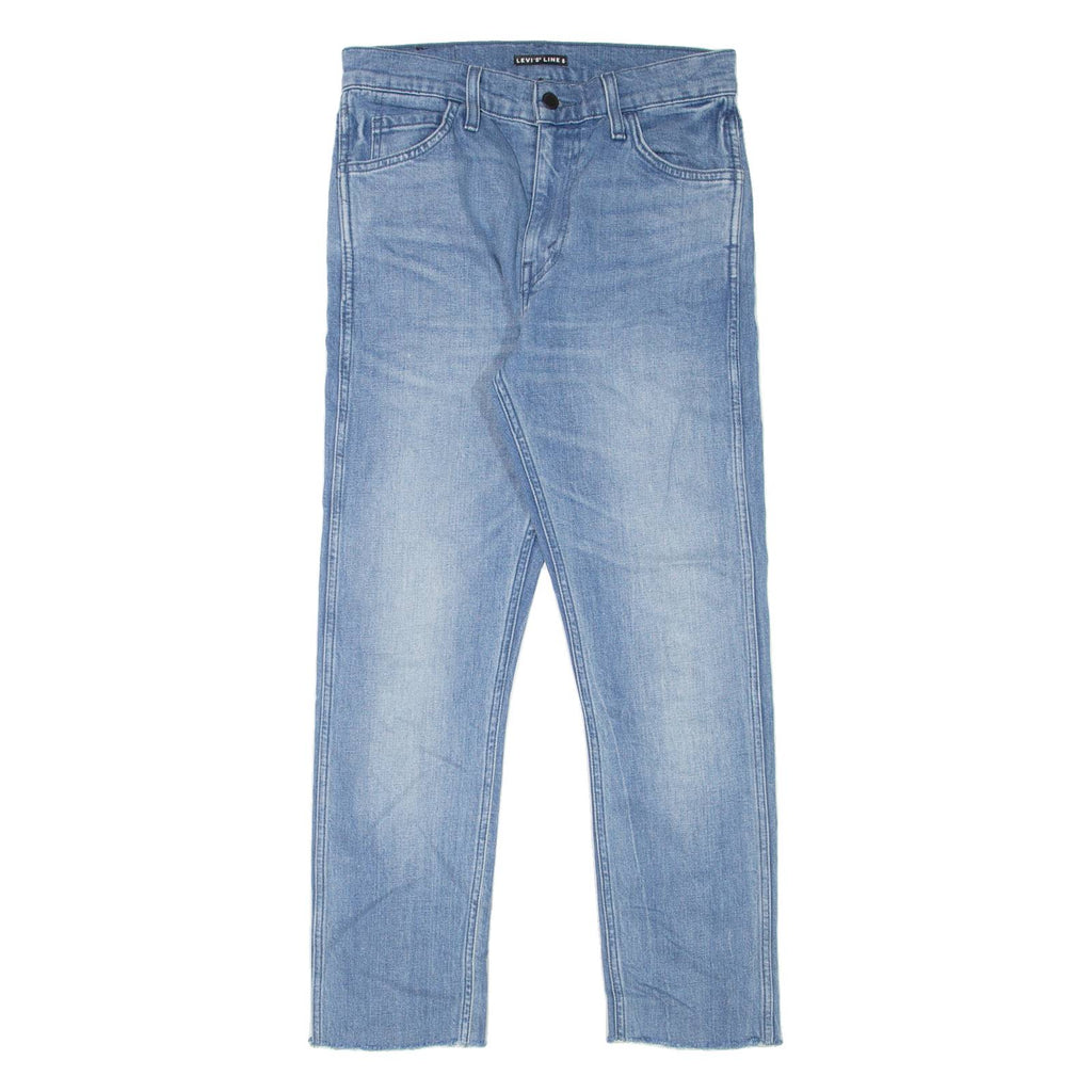 LEVI'S Line 8 Mens Jeans Blue Slim Straight Denim Stone Wash W28 L26