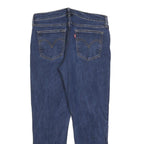 LEVI'S Womens Jeans Blue Regular Straight Denim Medium W29 L28 Classic Zip