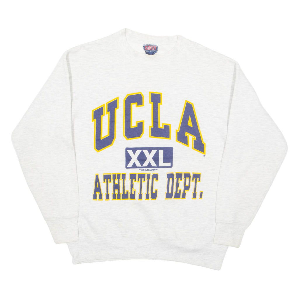 SAVVY University Of California Mens Sweatshirt Grey USA M