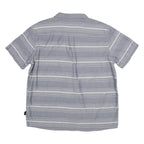 PATAGONIA Mens Blue & White Striped Casual Shirt XL New Belgium Embroidery