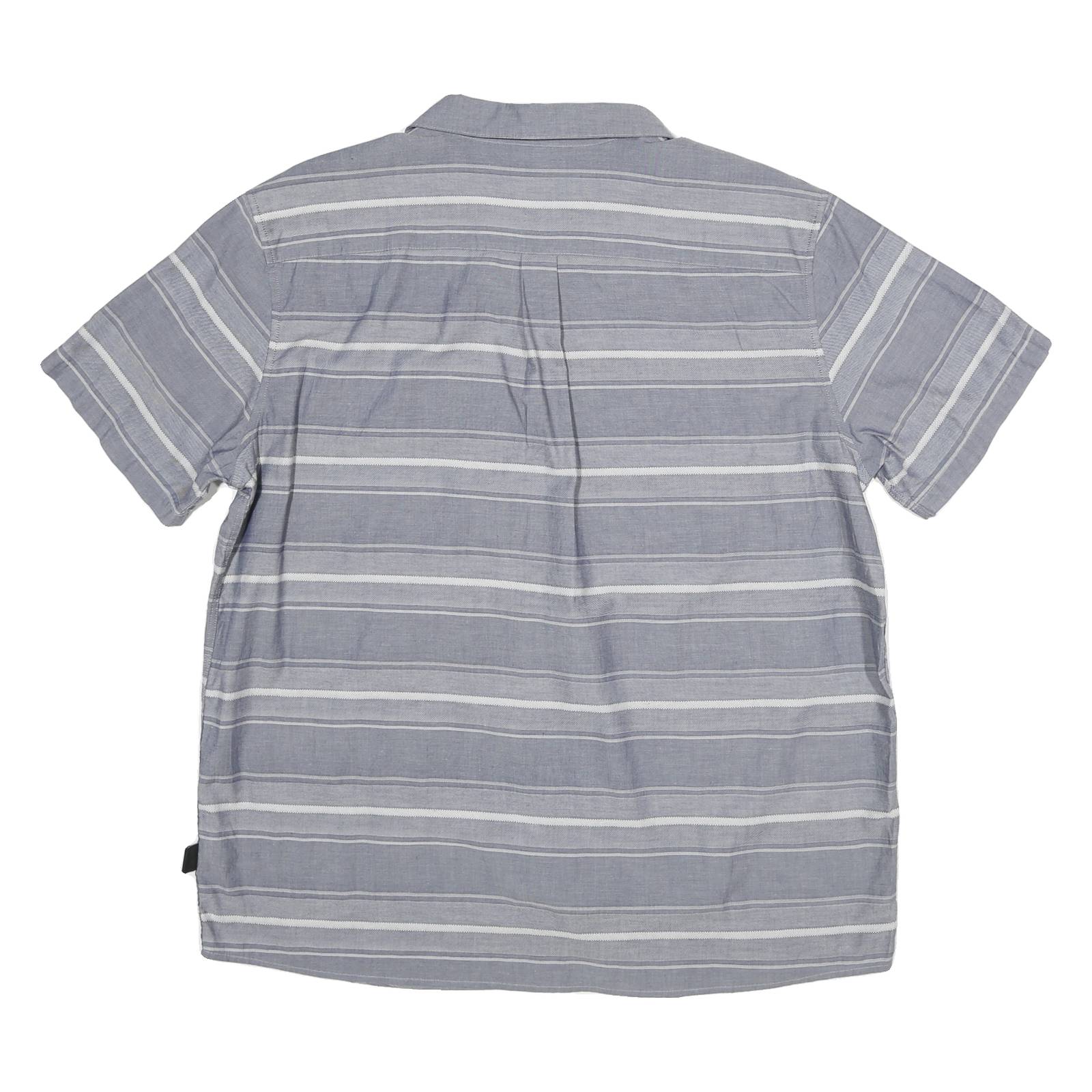 PATAGONIA Mens Blue & White Striped Casual Shirt XL New Belgium Embroidery