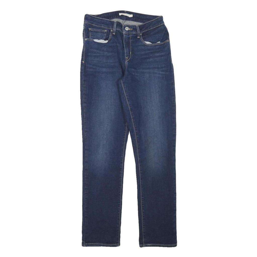 LEVI'S Womens Slim Blue Denim Jeans W27 L29 Zip Classic Medium Fit Stylish