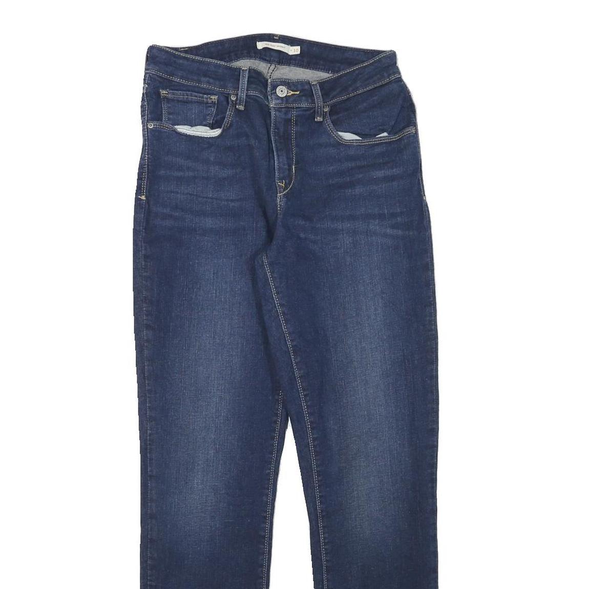 LEVI'S Womens Slim Blue Denim Jeans W27 L29 Zip Classic Medium Fit Stylish