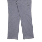 CARHARTT Womens Cotton Blend Grey Regular Fit Straight Leg Trousers W34 L30