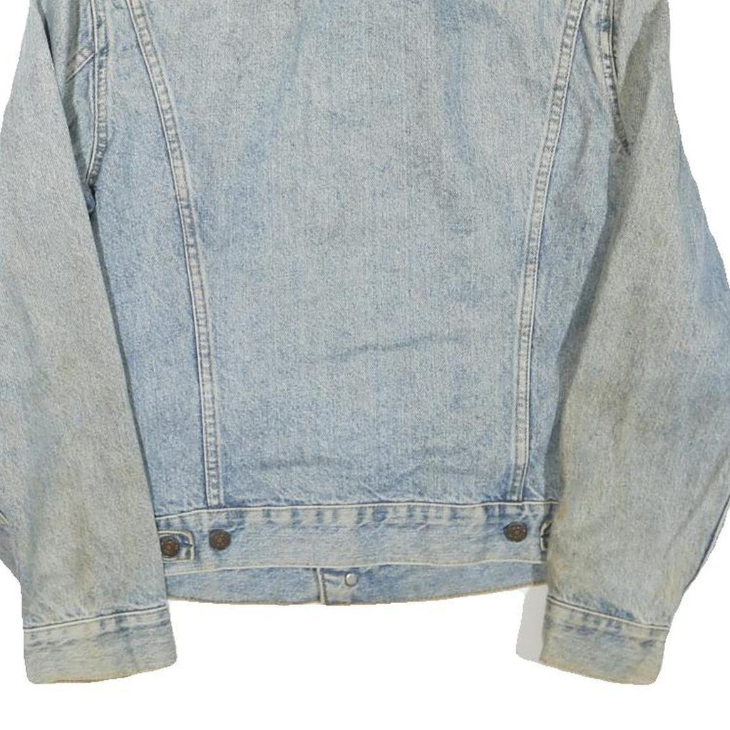 LEVI'S Womens Blue Cotton Blend Denim Jacket L Classic Button Closure Vintage