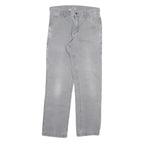CARHARTT Mens Cotton Blend Relaxed Straight Trousers Grey W30 L30 Workwear