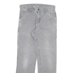 CARHARTT Mens Cotton Blend Relaxed Straight Trousers Grey W30 L30 Workwear
