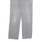 CARHARTT Mens Cotton Blend Relaxed Straight Trousers Grey W30 L30 Workwear