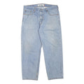 LEVI'S Mens Jeans Blue Regular Straight Denim Light W36 L29 Relaxed Fit Zip