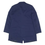 PIU& PIU Womens Overcoat Coat Blue UK 10