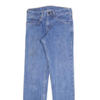 LEVI'S 684 Womens Regular Fit Straight Denim Light Wash W28 L31 Zip Cotton Blend