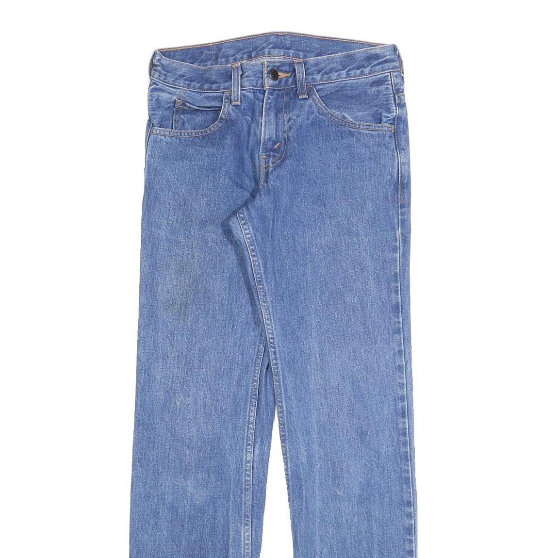 LEVI'S 684 Womens Regular Fit Straight Denim Light Wash W28 L31 Zip Cotton Blend