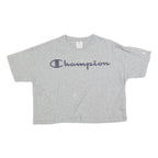 CHAMPION Womens Grey Graphic T-Shirt XS Short Sleeve Crew Neck Casual Top