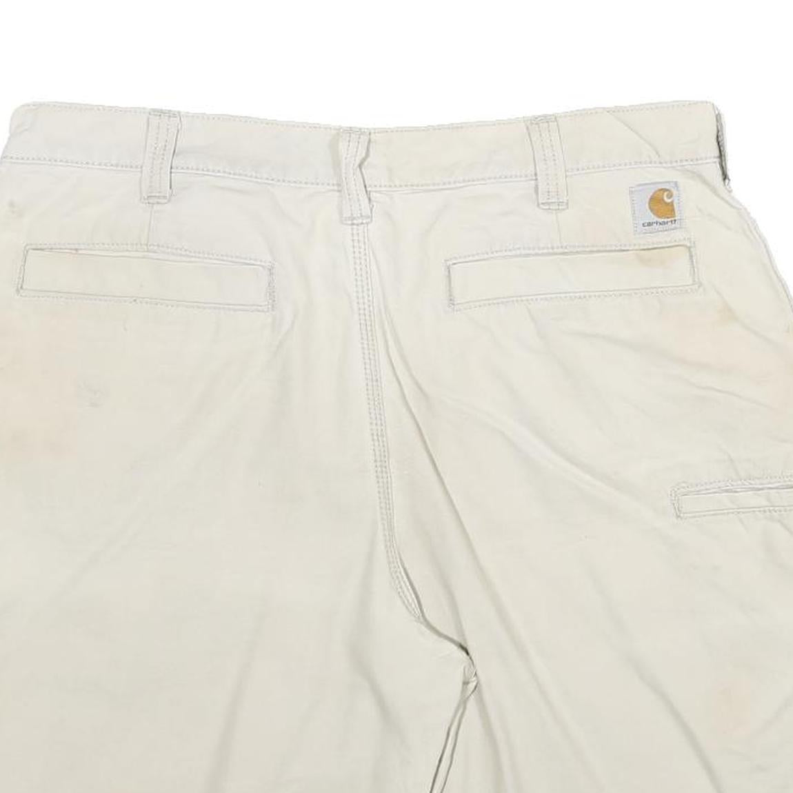 CARHARTT Mens Shorts Beige Relaxed Fit Casual 3XL W36 Cotton Blend