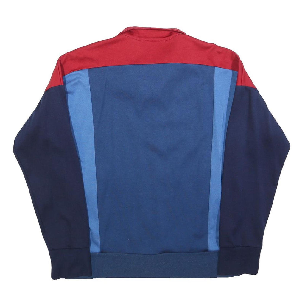 ADIDAS Mens Blue Navy Red Track Jacket XS Polyester Blend Zip Sport Casual