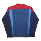 ADIDAS Mens Blue Navy Red Track Jacket XS Polyester Blend Zip Sport Casual