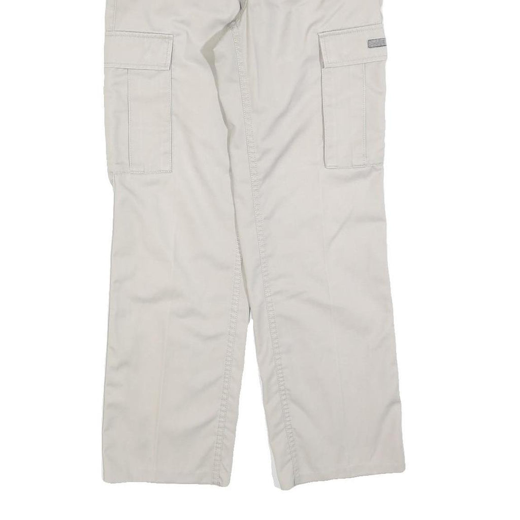 TEDDYS Womens Cotton Blend Beige Regular Cargo Trousers W28 L30 Casual Outdoor