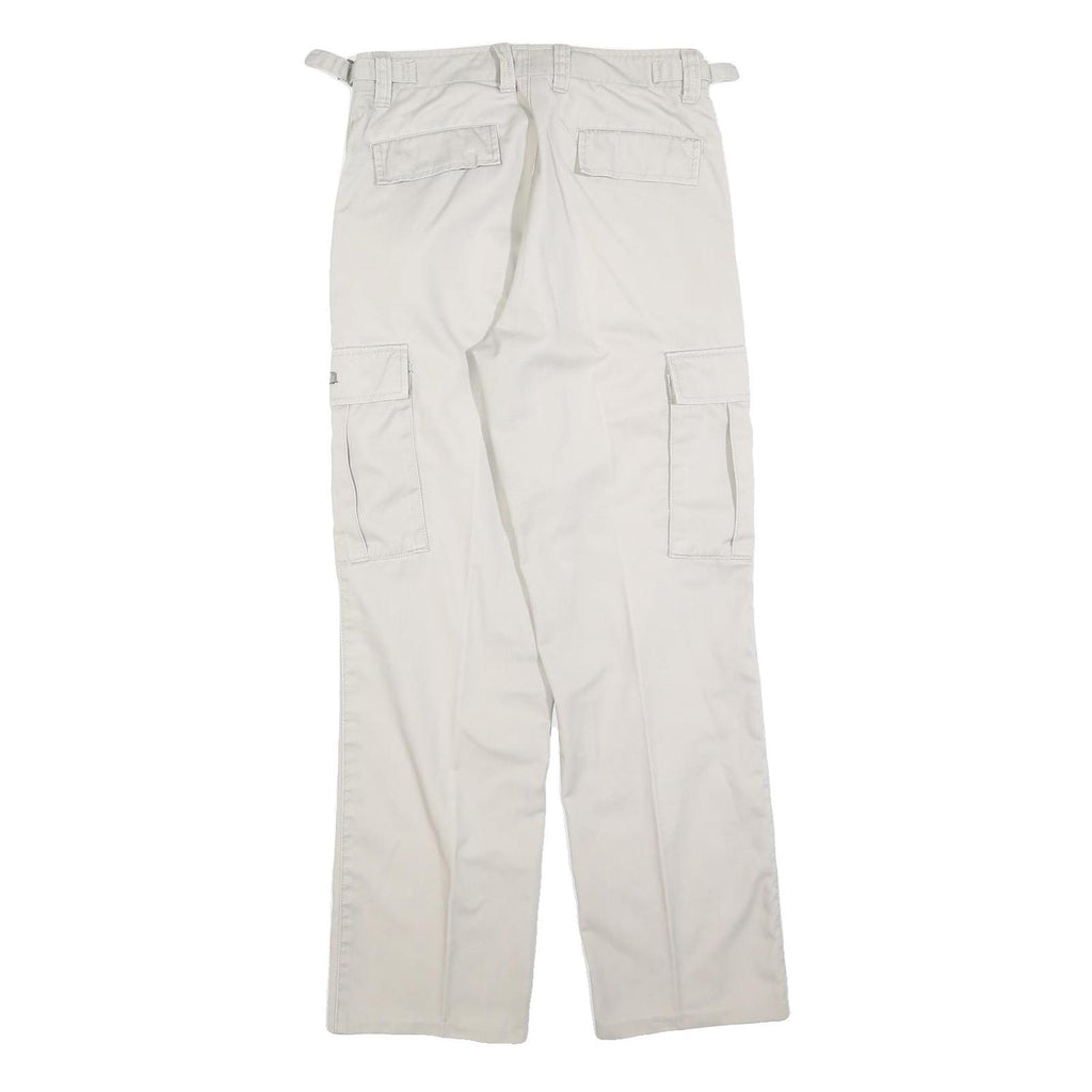 TEDDYS Womens Cotton Blend Beige Regular Cargo Trousers W28 L30 Casual Outdoor
