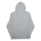 PUMA Mens Grey Pullover Hoodie L Cotton Blend Brand Logo Casual