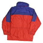 SERGIO TACCHINI Mens Blue & Red Outdoor Jacket L Polyester Colourblock Zip