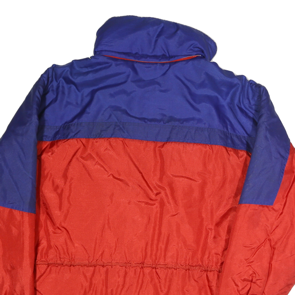 SERGIO TACCHINI Mens Blue & Red Outdoor Jacket L Polyester Colourblock Zip