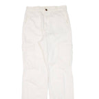 STR Cargo Womens Trousers Cream Regular Straight W26 L30