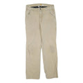 CARHARTT Mens Cotton Blend Beige Regular Straight Leg Trousers W33 L32 Durable