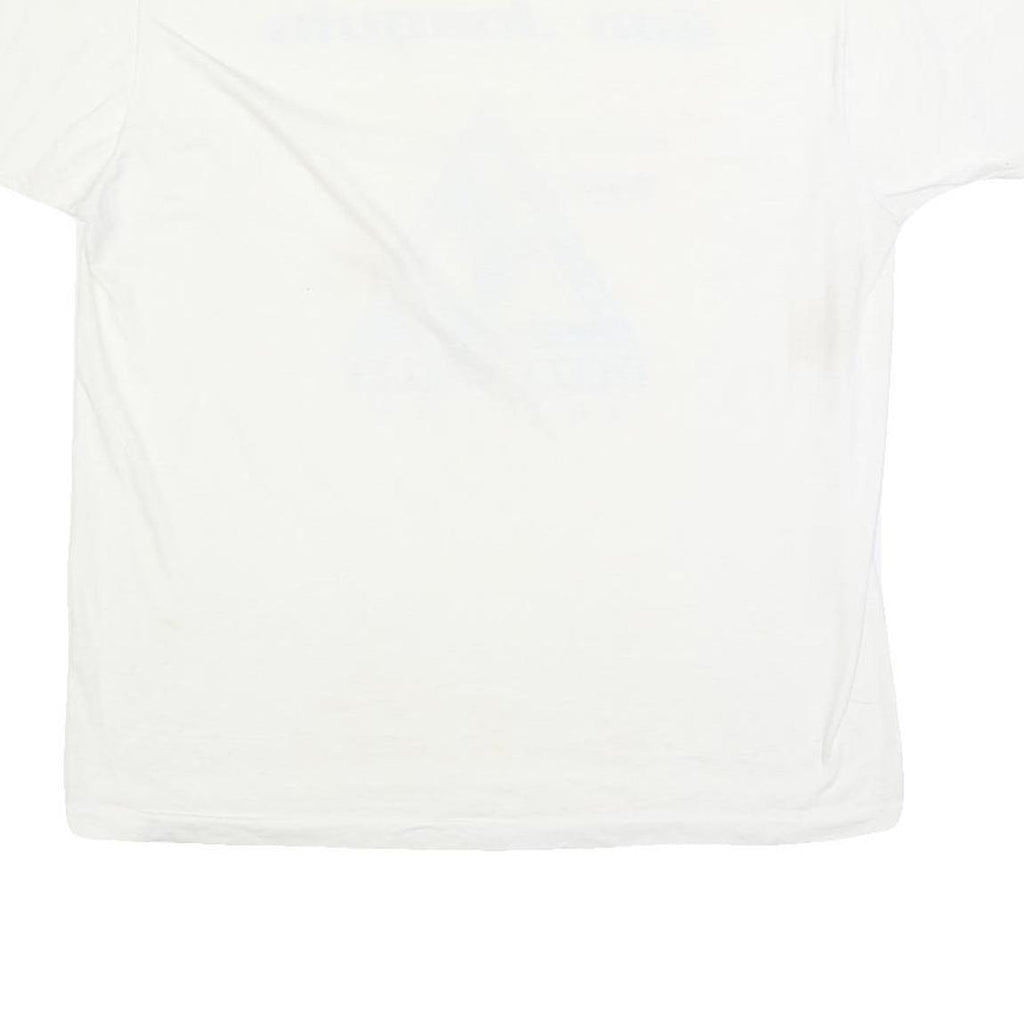 SCREEN STARS BEST Mens White San Joaquin Aquatics Classic XL Short Sleeve Crew