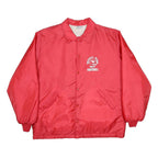BIRDIE Mens Red Youth Football Coach Jacket L Synthetic Sports Button