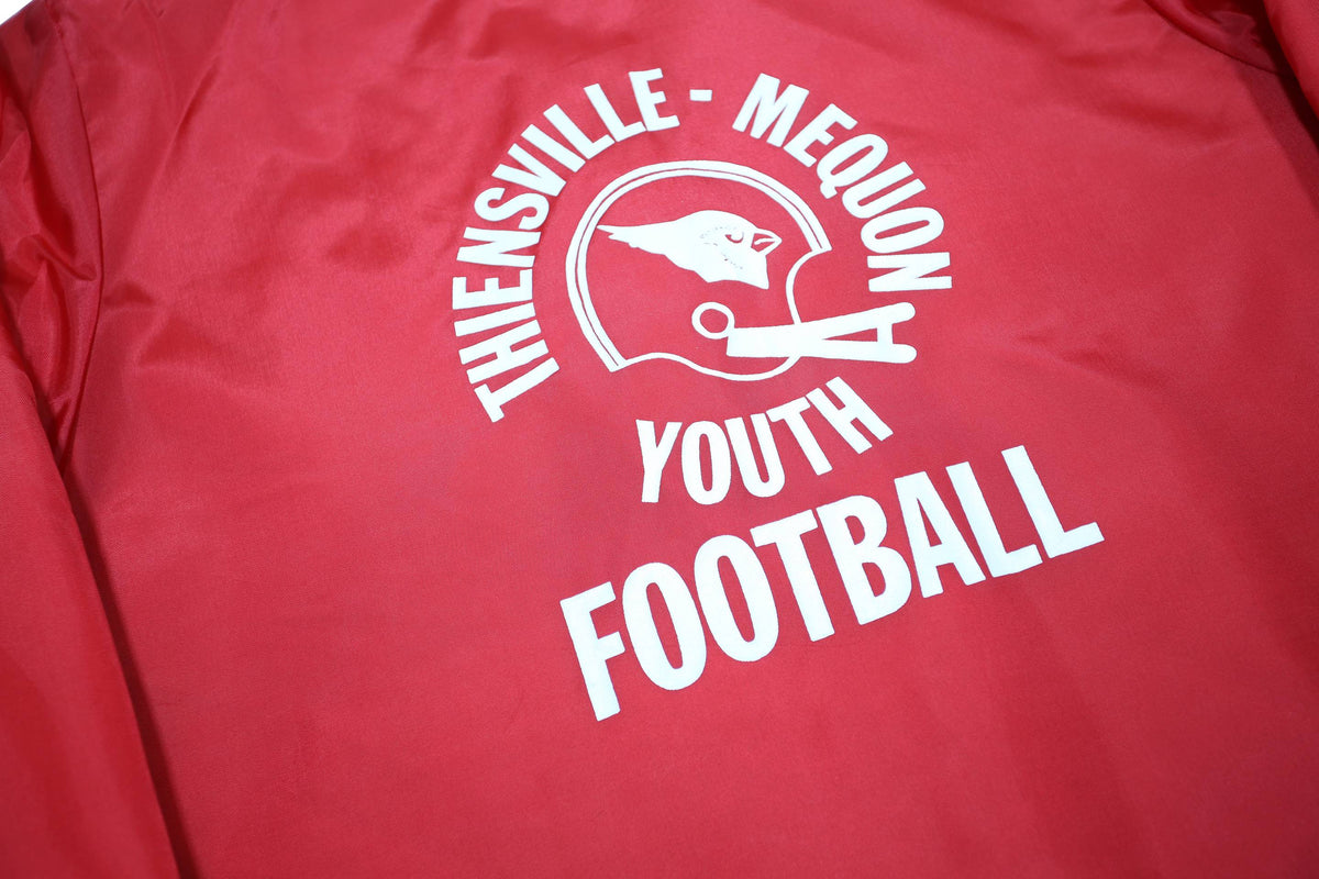 BIRDIE Mens Red Youth Football Coach Jacket L Synthetic Sports Button