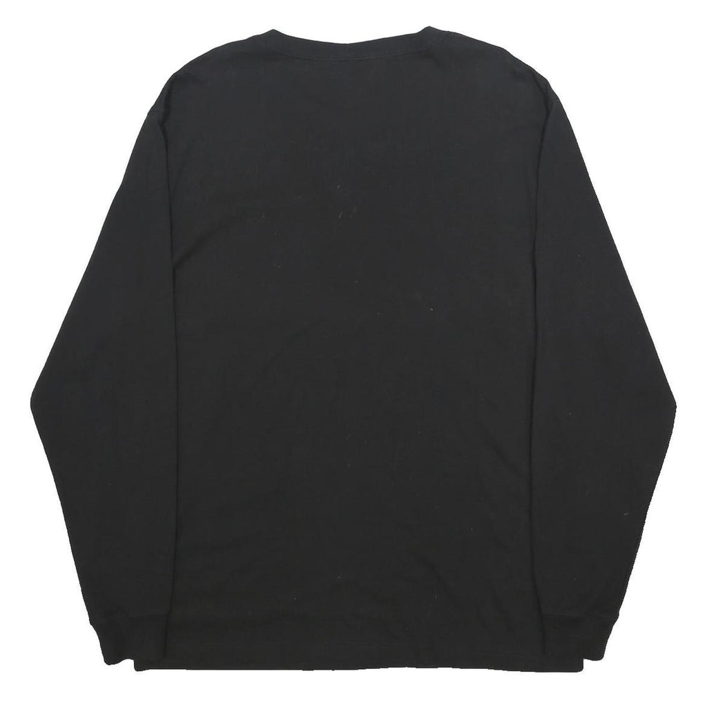 CARHARTT Mens Black Pocket T-Shirt M Long Sleeve Crew Neck Workwear Casual