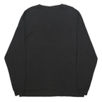 CARHARTT Mens Black Pocket T-Shirt M Long Sleeve Crew Neck Workwear Casual