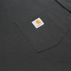 CARHARTT Mens Black Pocket T-Shirt M Long Sleeve Crew Neck Workwear Casual