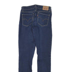 LEVI'S 711 Womens Jeans Blue Slim Skinny Denim Medium W25 L29 Stretch Zip