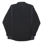 DICKIES Mens Black & Grey Work Shirt L Long Sleeve Button-Up Polyester Blend