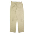 DICKIES Chino Mens Trousers Beige Regular Straight W34 L32
