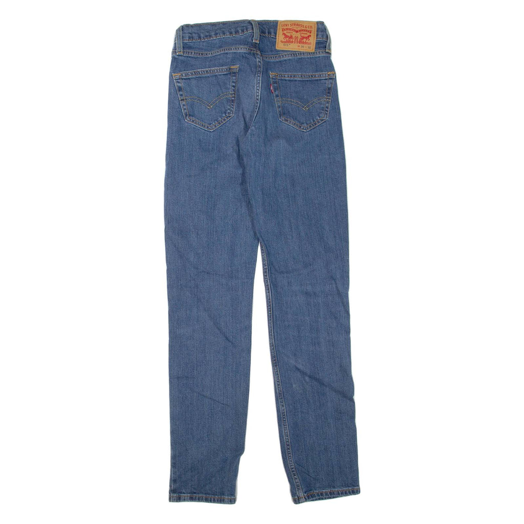 LEVI'S 511 Jeans Mens Blue Slim Straight W26 L32