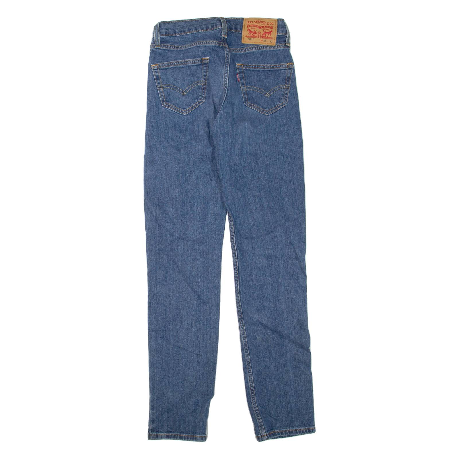 LEVI'S 511 Jeans Mens Blue Slim Straight W26 L32