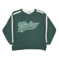 MICKEY & CO. Girls Green & White Crew Neck L Sweatshirt Cotton Blend