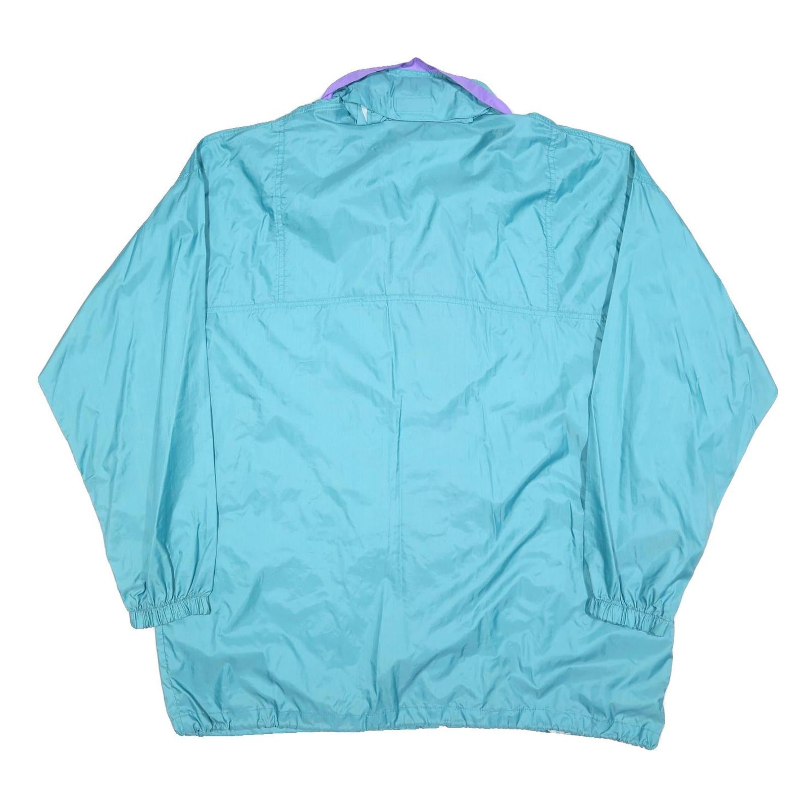 LINEA SPORTA Mens Blue & Purple Zip Polyester Blend Jacket XL Lightweight Casual