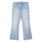 UR BOII Womens Jeans Blue Regular Bootcut Stone Wash W34 L33