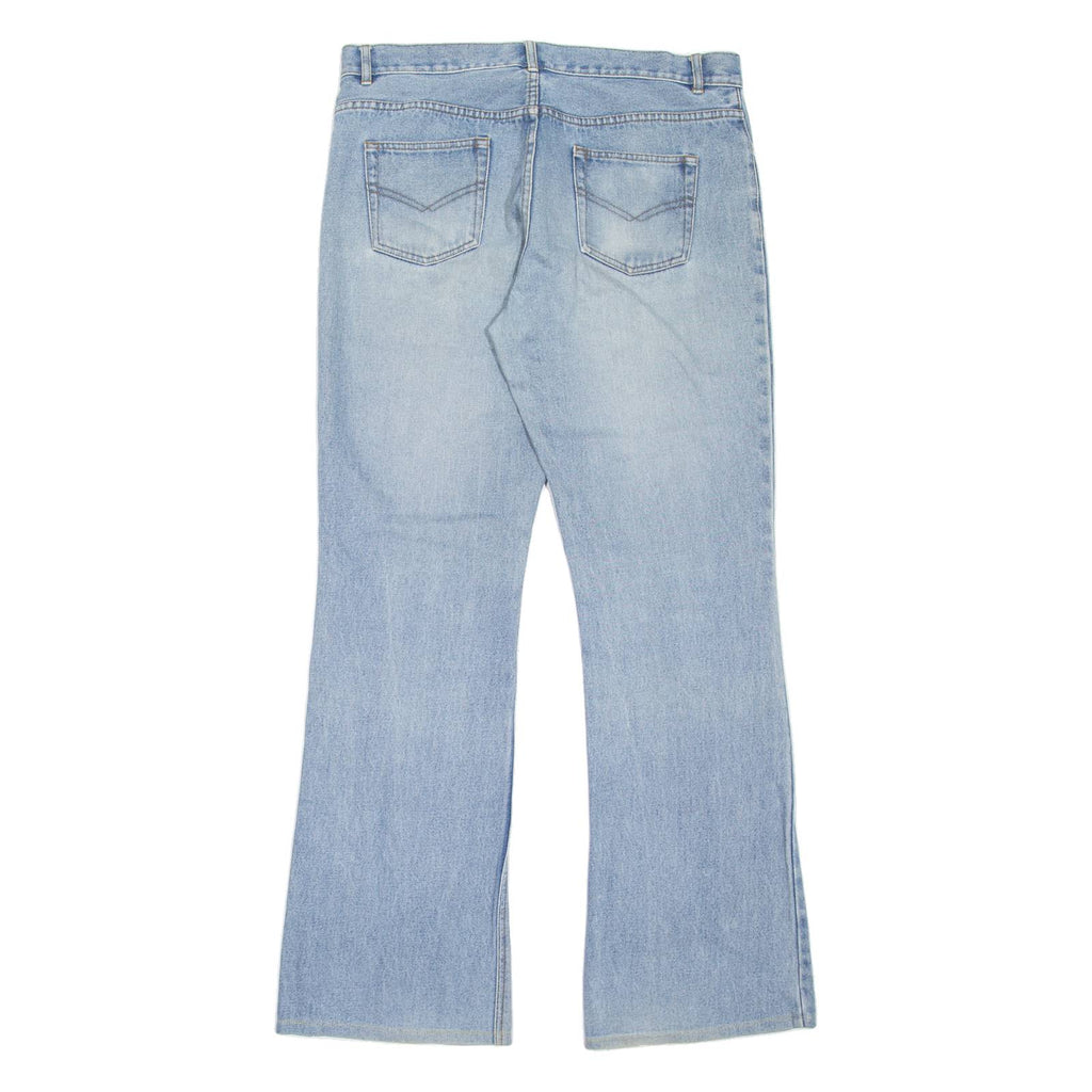 UR BOII Womens Jeans Blue Regular Bootcut Stone Wash W34 L33