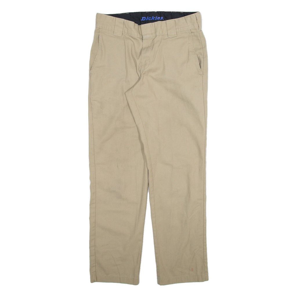 DICKIES Womens Trousers Beige Regular Straight W30 L30