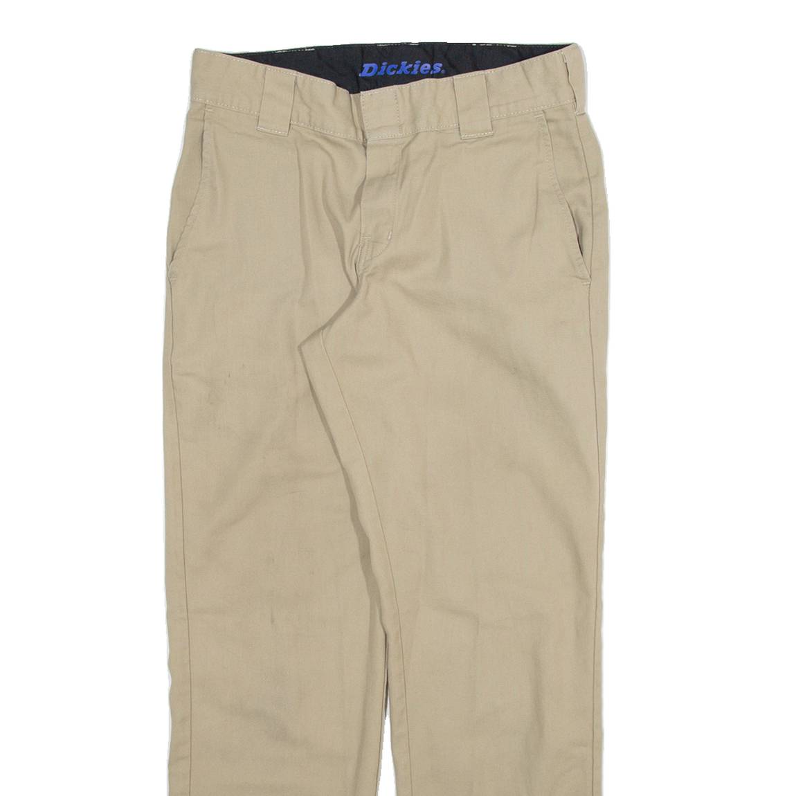 DICKIES Womens Trousers Beige Regular Straight W30 L30