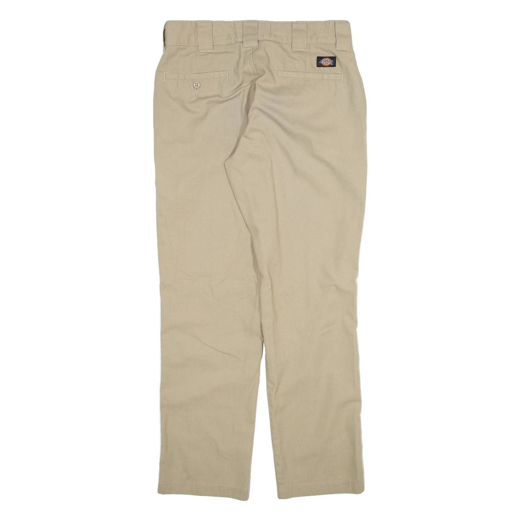 DICKIES Womens Trousers Beige Regular Straight W30 L30